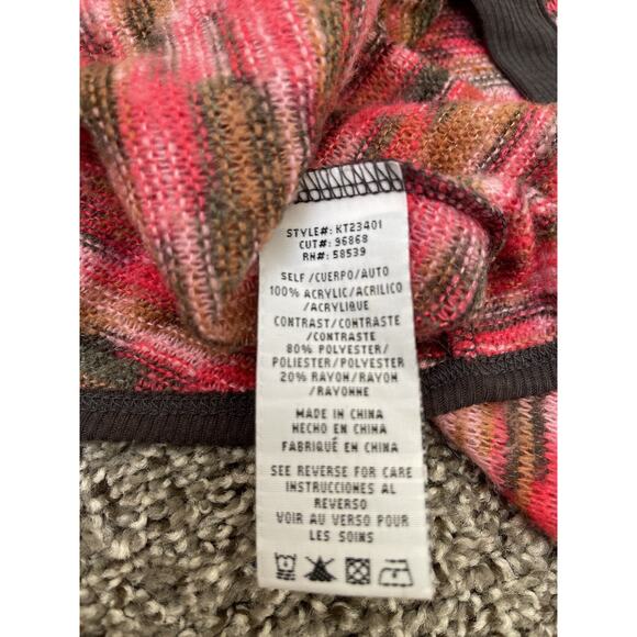 Kut from the Kloth Pink Sweater Knit Button Up Long Sleeve Size XS - Picture 4 of 5